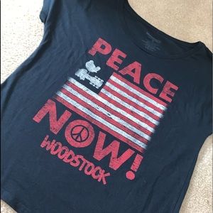 Woodstock peace now vintage top! Medium